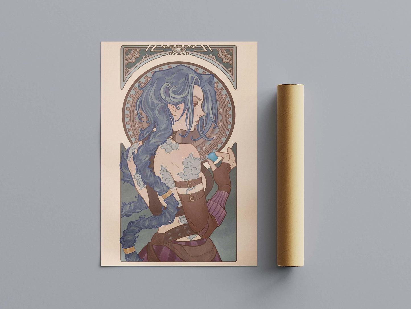 Arcane Inspired Poster, Gaming Room Wall Art Decor