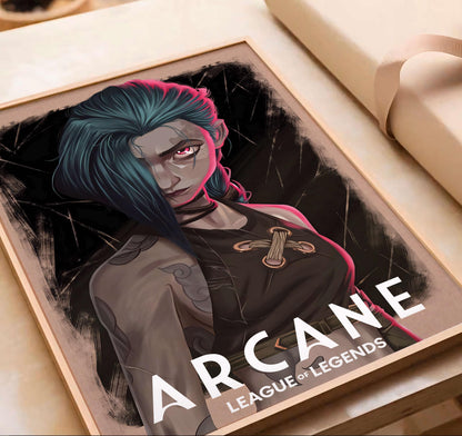 Arcane Inspired Poster, Gaming Room Wall Art Decor