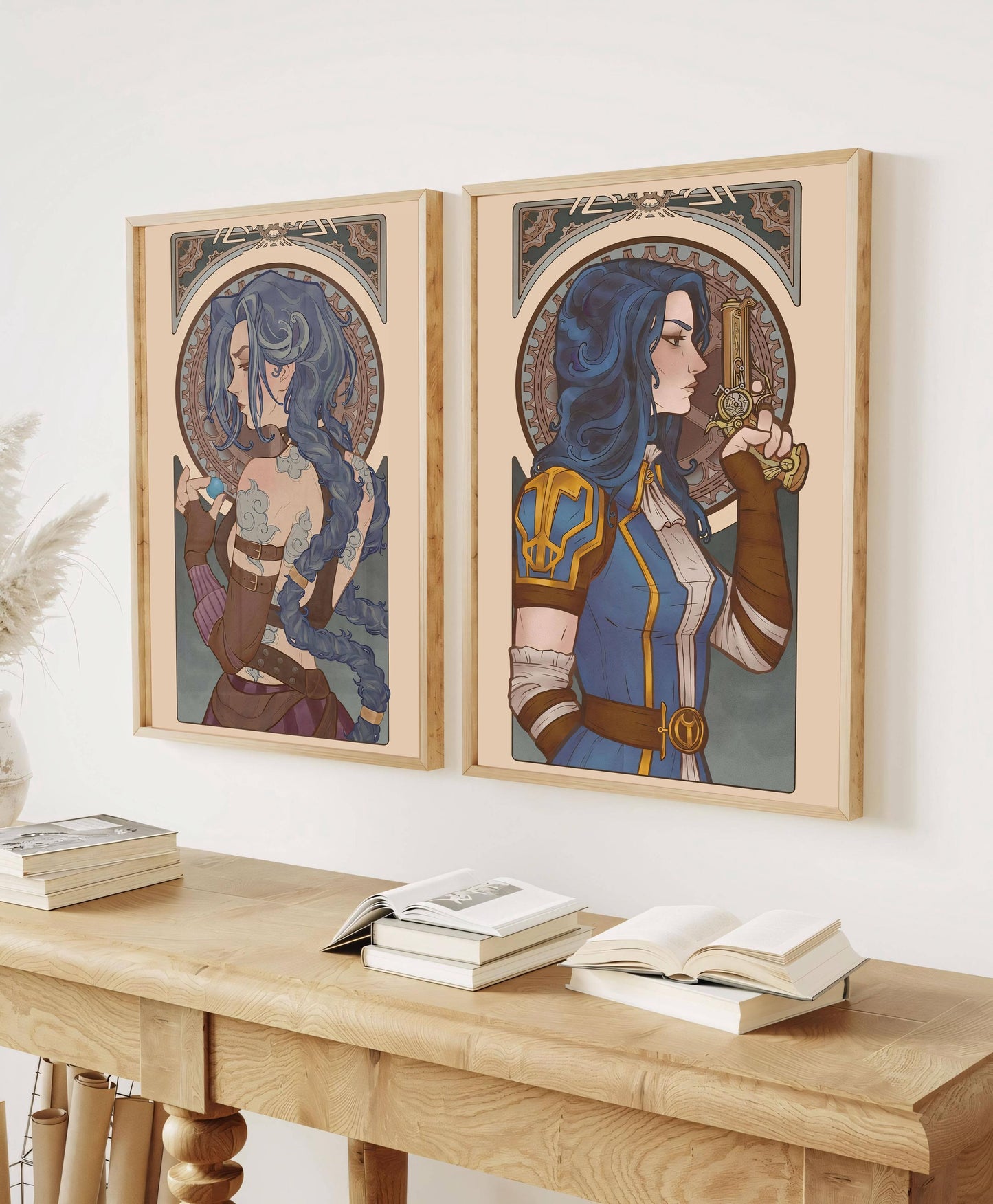 Poster Arcane Inspired Wall Art, Tv Series Anime, Decor Room