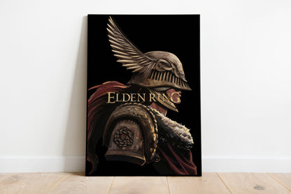 Elden Ring Valkyrie Warrior Poster Dark Fantasy Wall Art Medieval Gamer Room Decor Epic Game Print