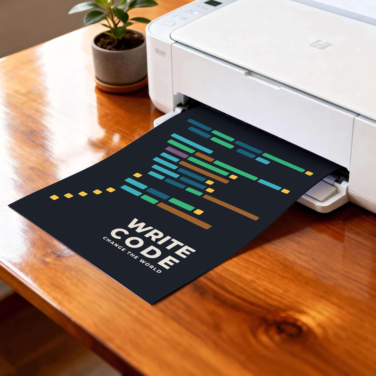 Code Definition Art Print, Programmer Wall Art, Modern Tech Office Decor
