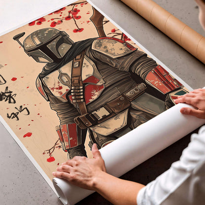The Mandalorian Poster, Art Print, Star Wars Decor