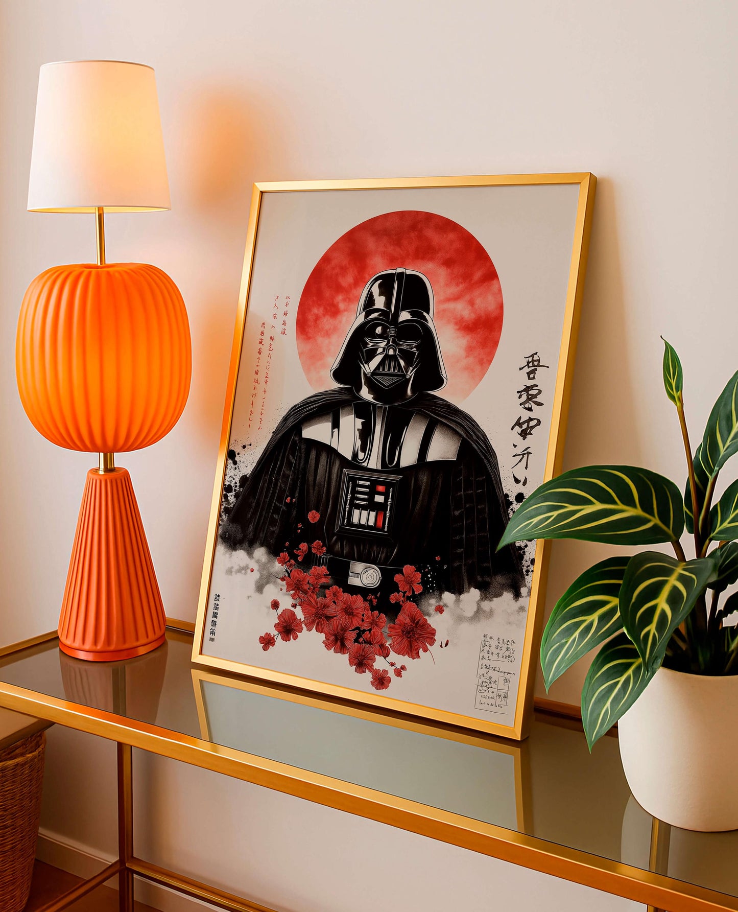Wall Art Dark Vader Japanese, Fans Star Wars
