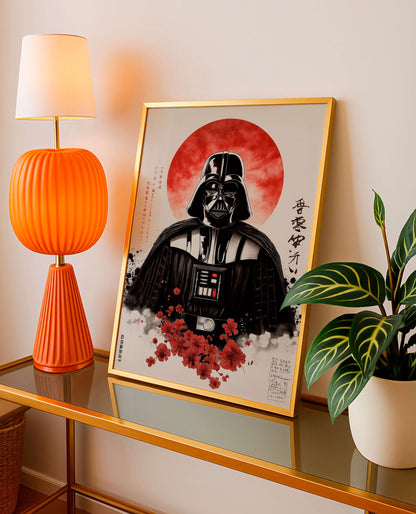 Wall Art Dark Vader Japanese, Fans Star Wars