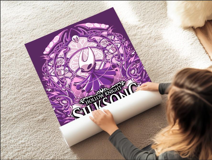 Hollow Knight Silksong Poster, Wall Art & Print, Home Decor