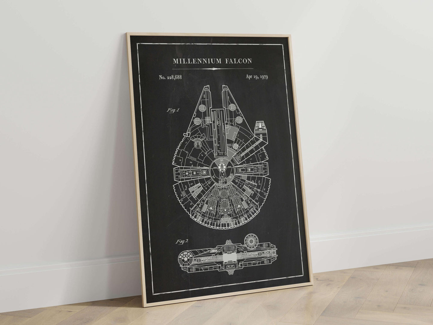 Blueprints Poster Stars Wars Sci, Fi Starship Schematics Art Print