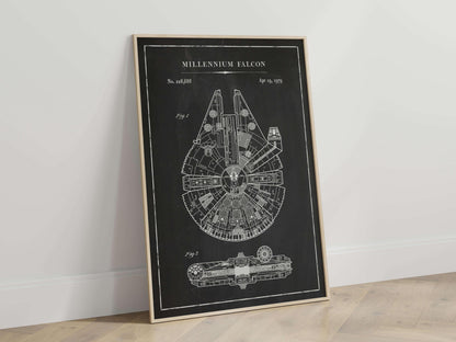 Blueprints Poster Stars Wars Sci, Fi Starship Schematics Art Print