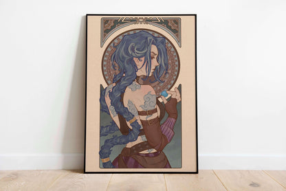 Arcane Inspired Poster, Gaming Room Wall Art Decor