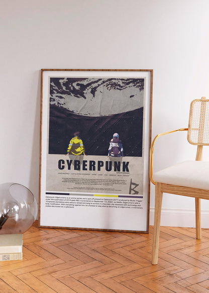 Cyberpunk Night City (Cyberpunk 2077) Poster: Retro Sci-Fi Wall Art