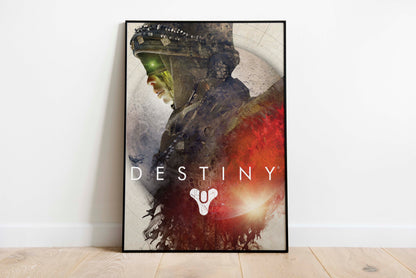 Destiny 2 Poster Futuristic Gaming Wall Art Galactic Room Decor Cosmic Adventure Print