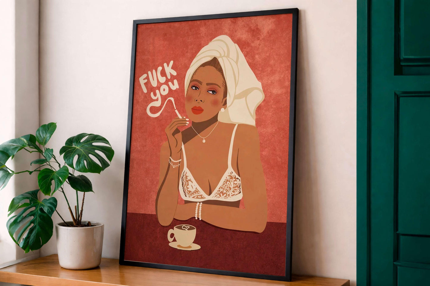 Sassy Woman Wall Art Poster, Funny Quote Print, Modern Feminine Decor
