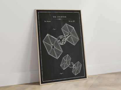 Blueprints Poster Stars Wars Sci, Fi Starship Schematics Art Print