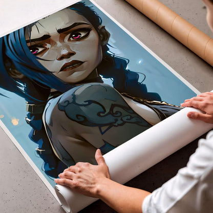 Arcane Inspired Poster, Gaming Room Wall Art Decor