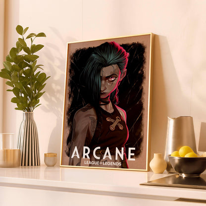 Arcane Inspired Poster, Gaming Room Wall Art Decor