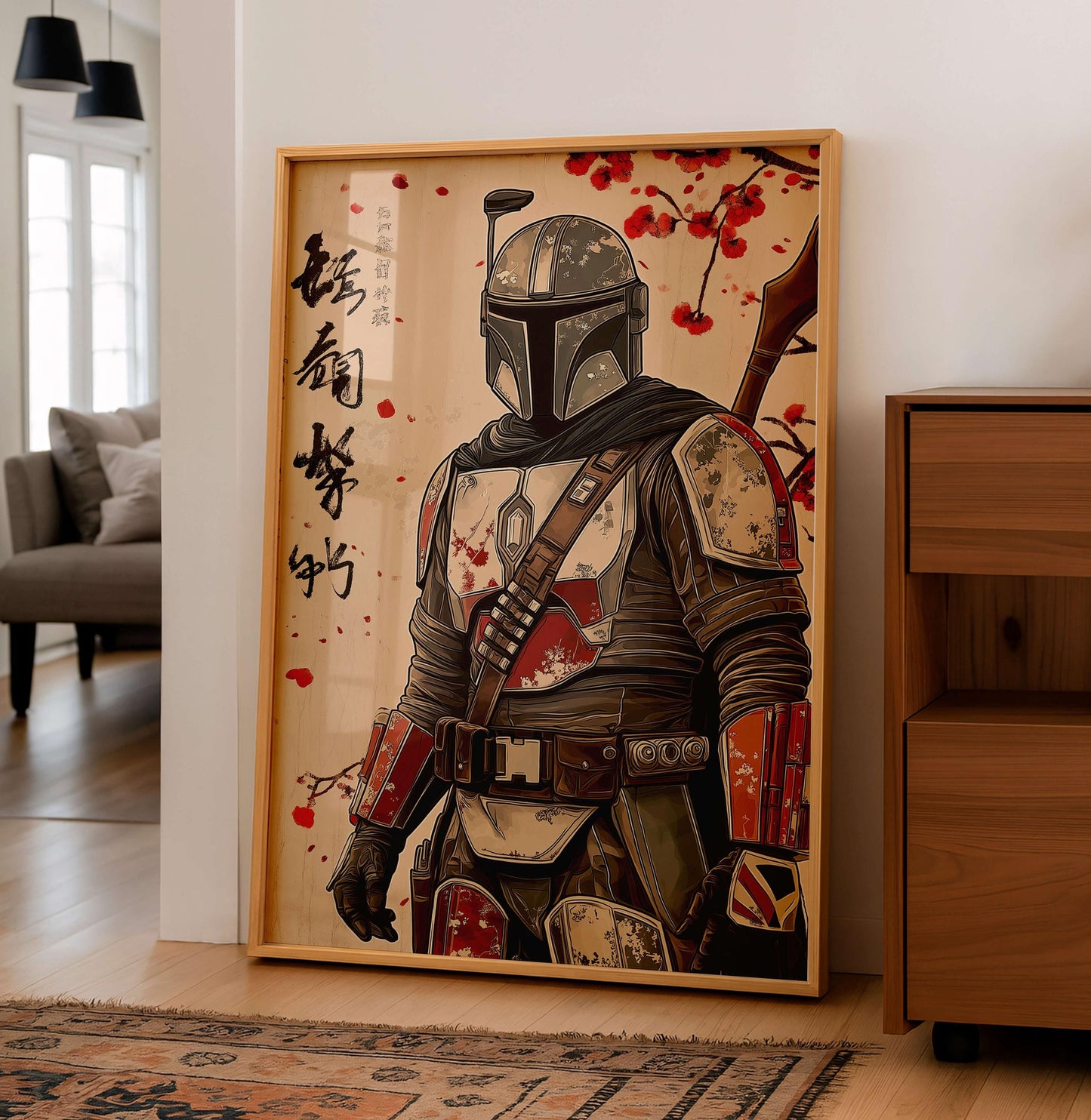 The Mandalorian Poster, Art Print, Star Wars Decor