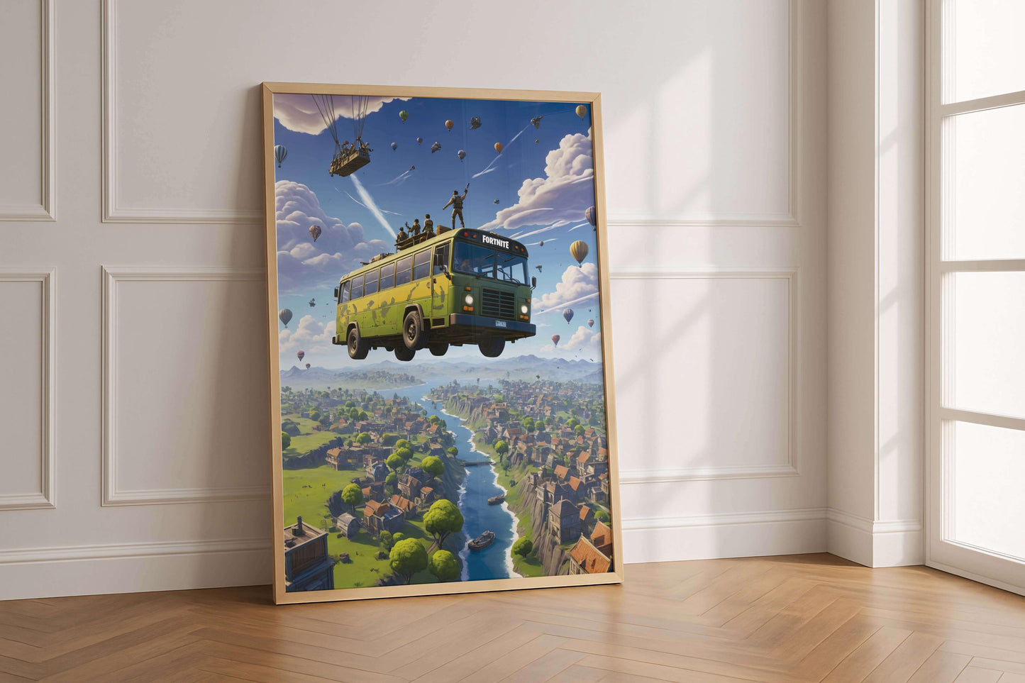 Fortnite Battle Royale Art Print, Gamer Room Wall Art, Gift Him