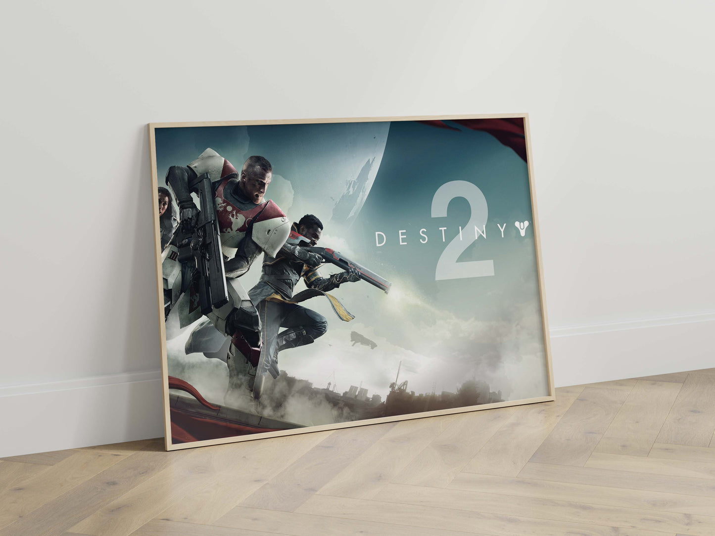 Destiny 2 Poster Futuristic Gaming Wall Art Galactic Room Decor Cosmic Adventure Print
