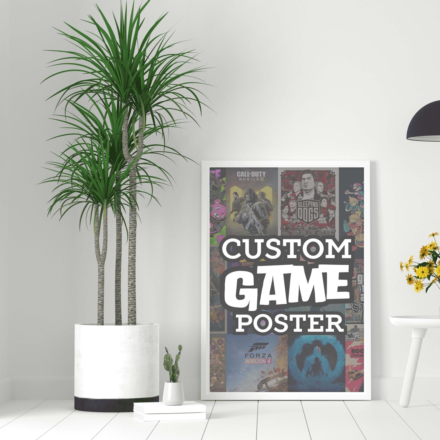 Custom Poster, Video Game Wall Art, Gamer Room Decor